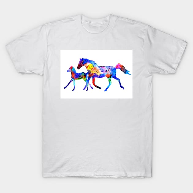 Horses T-Shirt by Luba_Ost